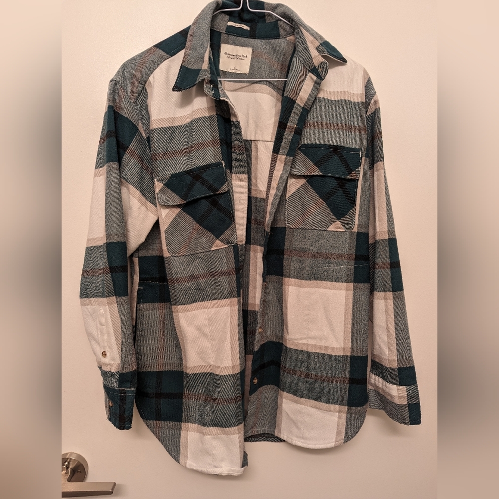 Abercrombie Oversized Plaid Shirt